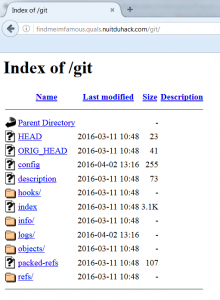 git directory listable