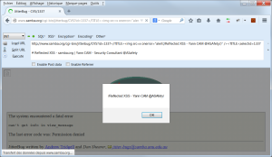Reflected XSS www.samba.org