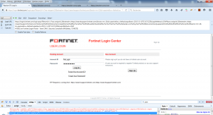 Fortinet SSO RXSS third-party script
