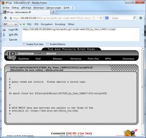 XSS IPCop FireFox